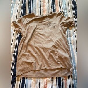 Gilly Hicks “sleep” shirt, size xs in beige